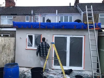 Building work at Chapel Street, Gorse Hill