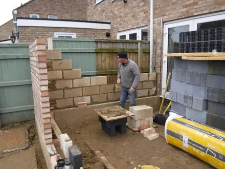 Building work at Farrfield Stratton