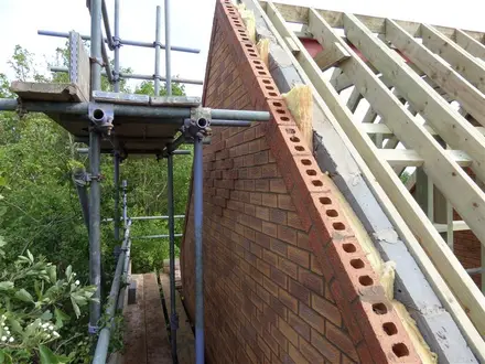 Building work at Ensor close, St Andrews Ridge