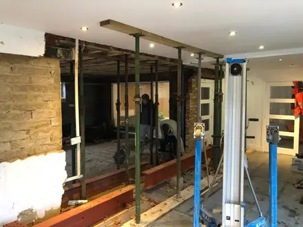 Building work at High street, Chiseldon
