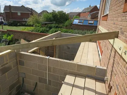 Building work at Queen Elizabeth Drive, Taw Hill, Swindon