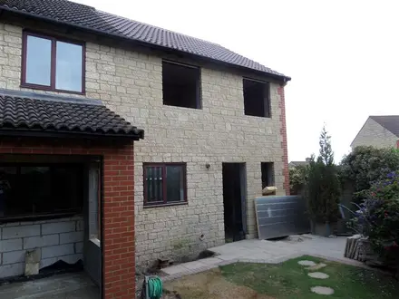 Building work at Rodway, Wanborough, Swindon