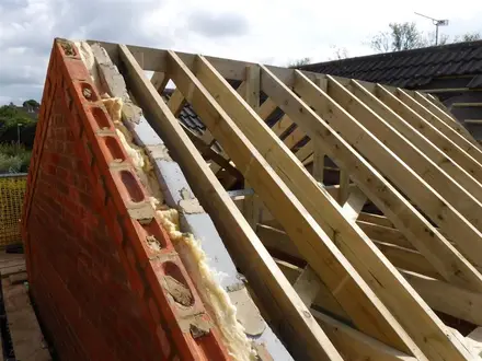 Building work at Spencer Close, The Prinnels