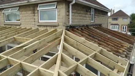 Building work at Woodside Avenue, Old Walcott